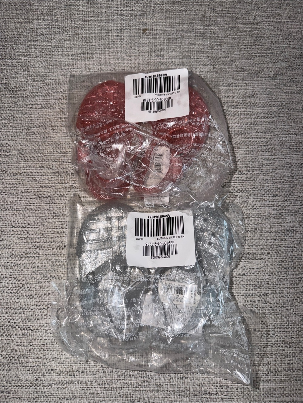 OLD NAVY JELLY SANDALS 2CT SIZE 12-18M